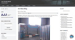 Desktop Screenshot of blog.ajjglass.com