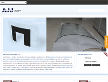 Tablet Screenshot of ajjglass.com